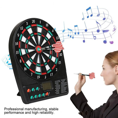 Electronic Dart Board with Lcd Display Electronic Dart Board Set with Lcd Screen for Indoor or Outdoor Entertainment for Ages