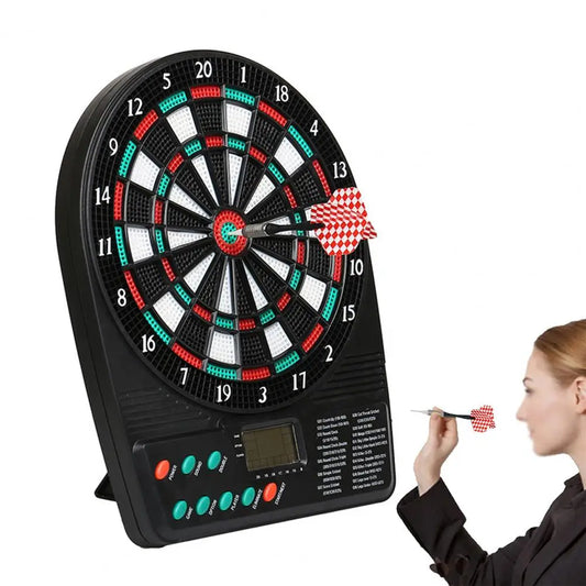 Electronic Dart Board with Lcd Display Electronic Dart Board Set with Lcd Screen for Indoor or Outdoor Entertainment for Ages