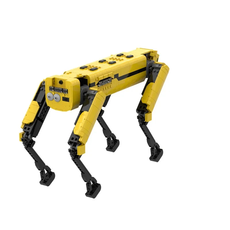 MOC Boston Dynamics Spot Robot Model Building Block Alpha Dog Activity Robot Assembled Brick Toy Kid Birthday Gift Ornament
