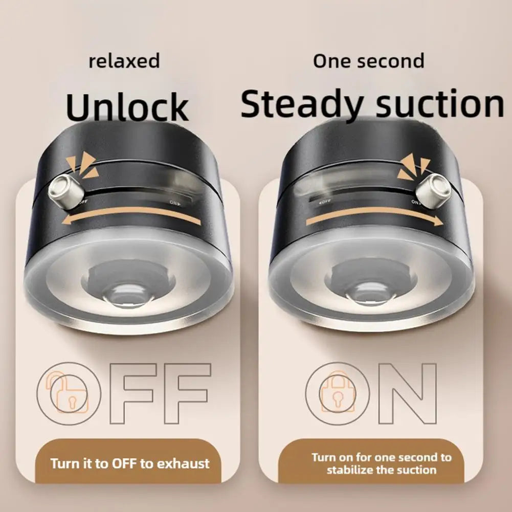Double Sided Suction Cup Magnetic Phone Holder Lazy Multi-Functional Foldable Storage Holder Vacuum Suction Phone Holder