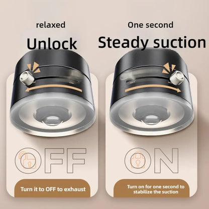 Double Sided Suction Cup Magnetic Phone Holder Lazy Multi-Functional Foldable Storage Holder Vacuum Suction Phone Holder