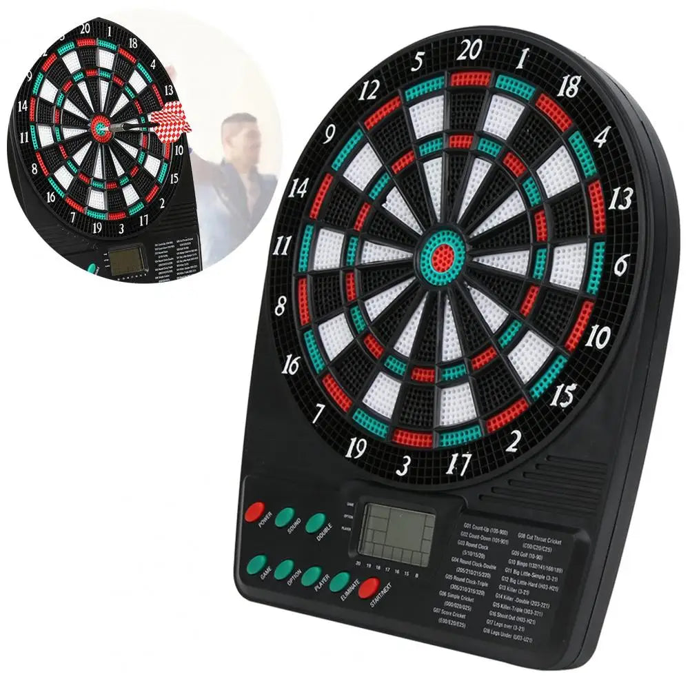 Electronic Dart Board with Lcd Display Electronic Dart Board Set with Lcd Screen for Indoor or Outdoor Entertainment for Ages
