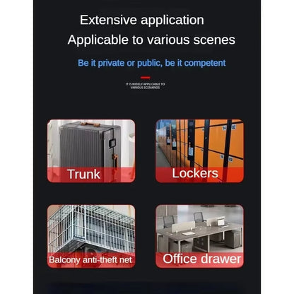 Intelligent Fingerprint Padlock, Outdoor Waterproof and Rust Proof Padlock, Intelligent Electronic Padlock Head