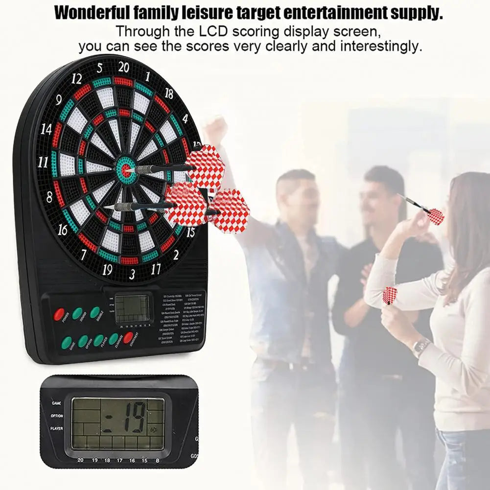 Electronic Dart Board with Lcd Display Electronic Dart Board Set with Lcd Screen for Indoor or Outdoor Entertainment for Ages