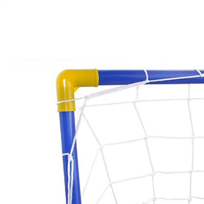 Folding Mini Football Soccer Ball Plastic Removable Goal Post Net Set High-Strength Kids Indoor Outdoor Child Birthday Gift