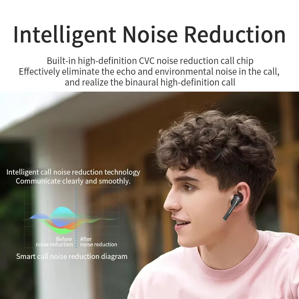 Original  J18 Headset Wireless Earphones Bluetooth Headphones True for Stereo Sport Game TWS Earbuds in Ear with Mic Touch
