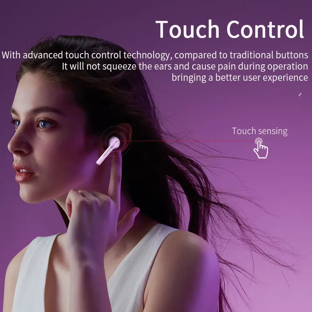 Original  J18 Headset Wireless Earphones Bluetooth Headphones True for Stereo Sport Game TWS Earbuds in Ear with Mic Touch