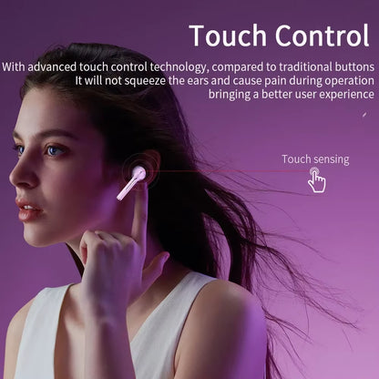 Original  J18 Headset Wireless Earphones Bluetooth Headphones True for Stereo Sport Game TWS Earbuds in Ear with Mic Touch